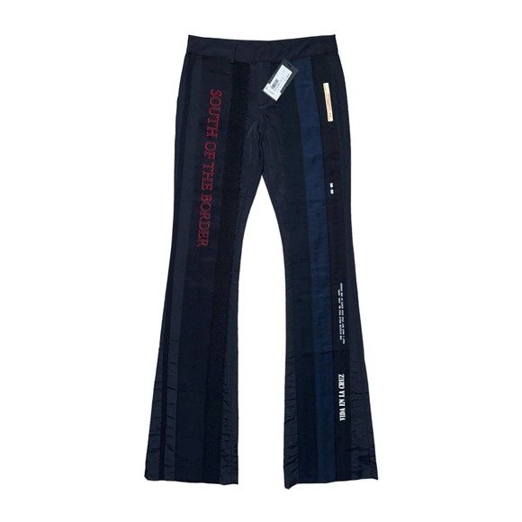 $1,750 BNWT SS17 Embroidered ribbon patched pants - Picture 1 of 12
